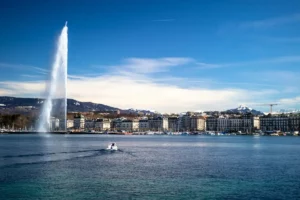 Vue panoramique de Genève